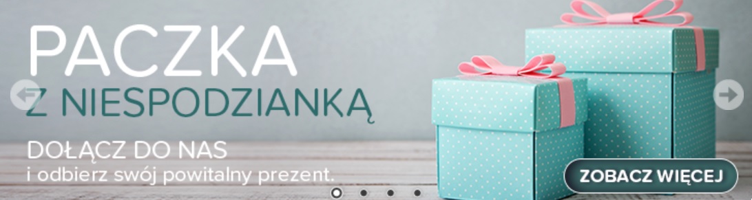 baner paczka z niespoidzianką